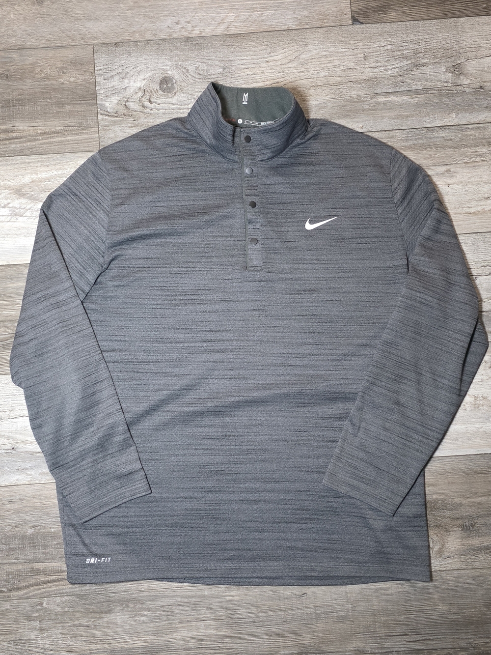 Nike Tiger Woods Collection Men's Dri-FIT 1/4 Snap Pullover Golf Shirt Sz XL '18